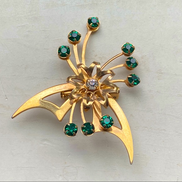 Vintage floral pin - Picture 6 of 6